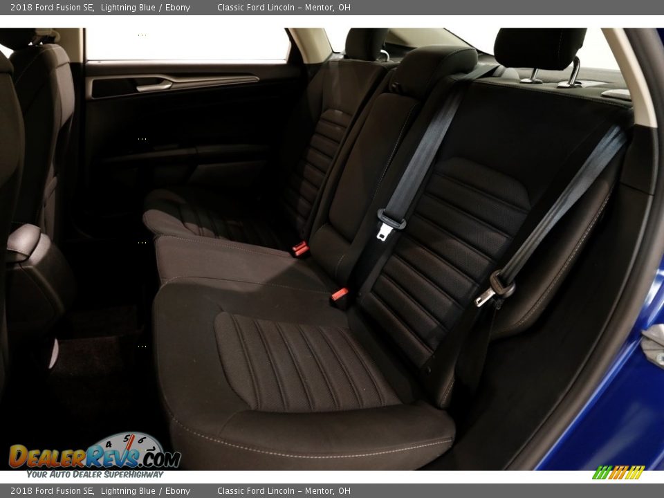 2018 Ford Fusion SE Lightning Blue / Ebony Photo #16
