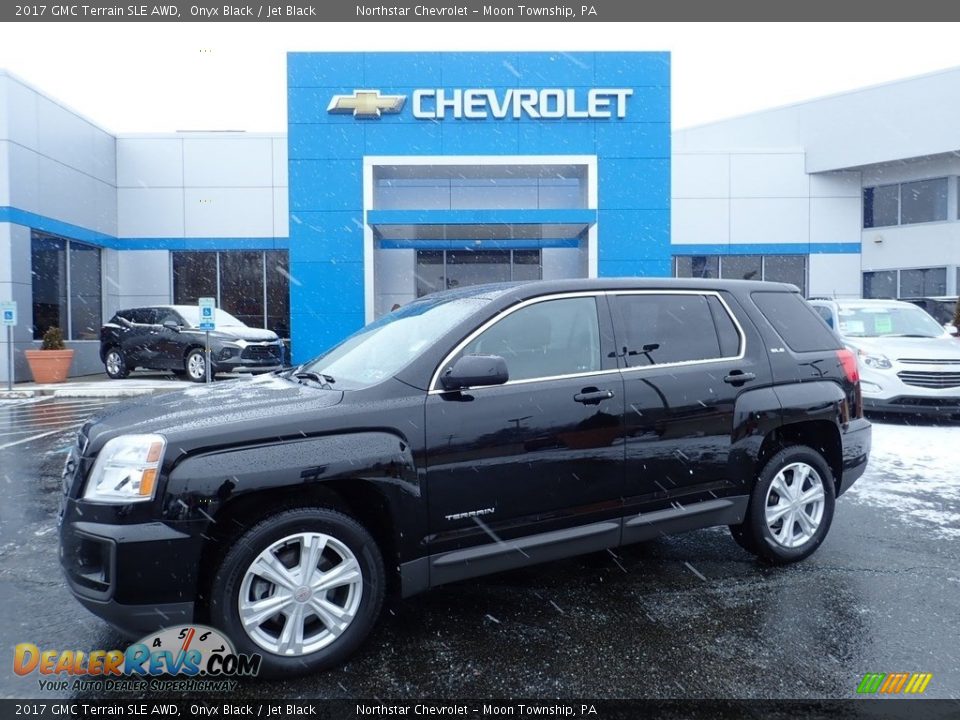 2017 GMC Terrain SLE AWD Onyx Black / Jet Black Photo #1