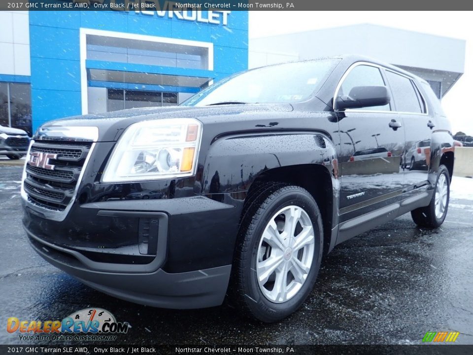 2017 GMC Terrain SLE AWD Onyx Black / Jet Black Photo #2