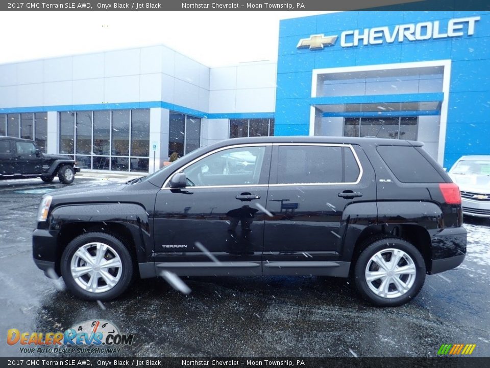 2017 GMC Terrain SLE AWD Onyx Black / Jet Black Photo #3