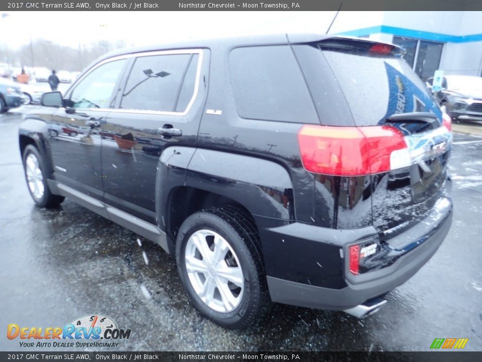 2017 GMC Terrain SLE AWD Onyx Black / Jet Black Photo #4