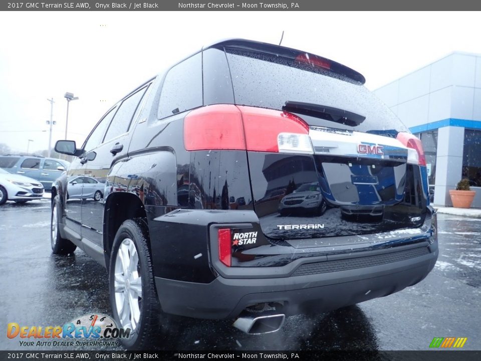 2017 GMC Terrain SLE AWD Onyx Black / Jet Black Photo #5