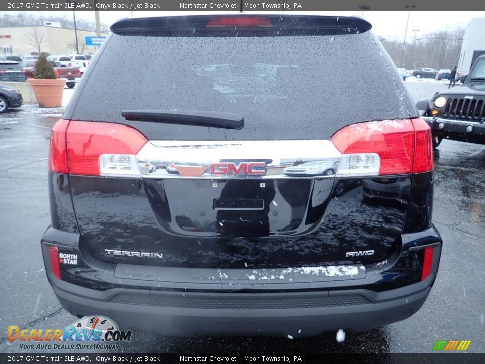 2017 GMC Terrain SLE AWD Onyx Black / Jet Black Photo #6