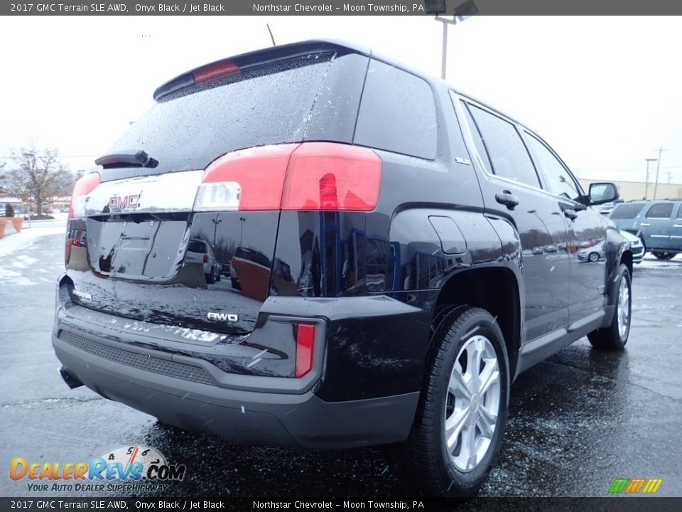 2017 GMC Terrain SLE AWD Onyx Black / Jet Black Photo #8