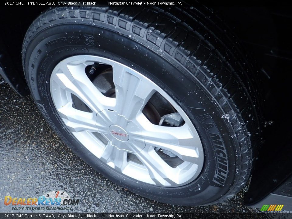 2017 GMC Terrain SLE AWD Onyx Black / Jet Black Photo #13