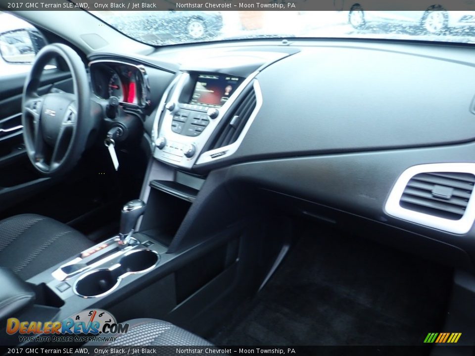 2017 GMC Terrain SLE AWD Onyx Black / Jet Black Photo #15
