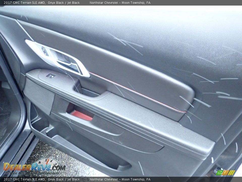 2017 GMC Terrain SLE AWD Onyx Black / Jet Black Photo #16
