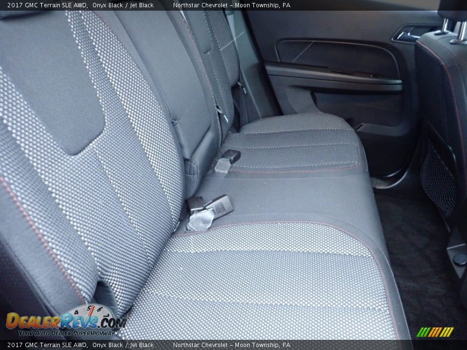 2017 GMC Terrain SLE AWD Onyx Black / Jet Black Photo #17