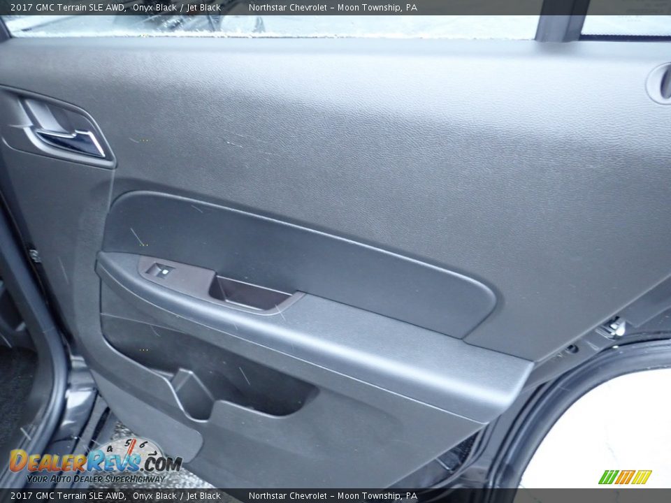 2017 GMC Terrain SLE AWD Onyx Black / Jet Black Photo #18