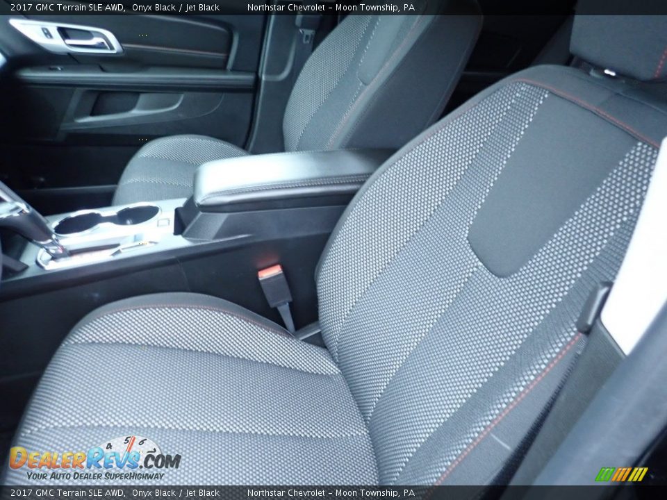 2017 GMC Terrain SLE AWD Onyx Black / Jet Black Photo #19