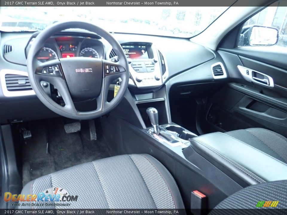 2017 GMC Terrain SLE AWD Onyx Black / Jet Black Photo #21