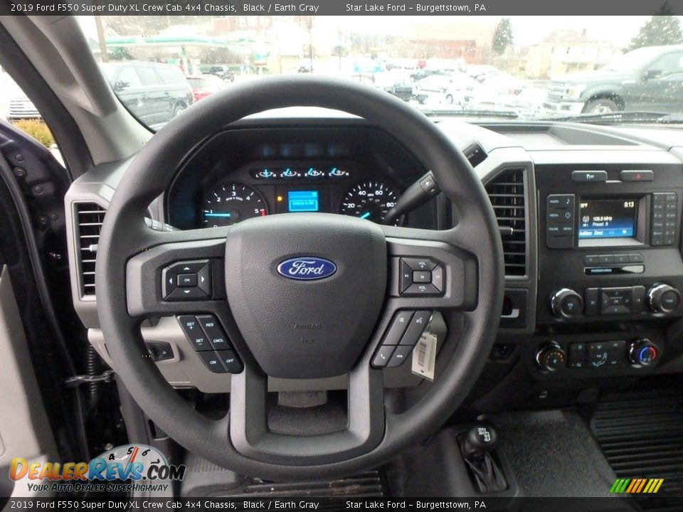 2019 Ford F550 Super Duty XL Crew Cab 4x4 Chassis Steering Wheel Photo #16