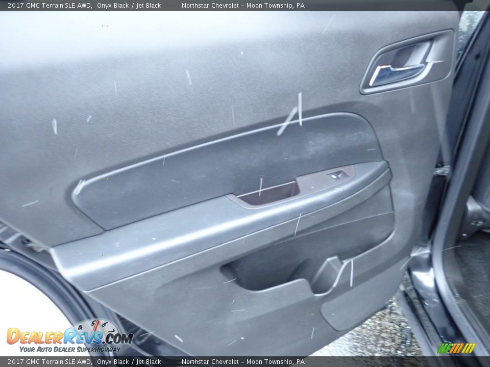 2017 GMC Terrain SLE AWD Onyx Black / Jet Black Photo #22