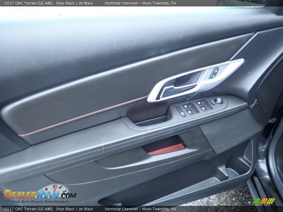 2017 GMC Terrain SLE AWD Onyx Black / Jet Black Photo #23