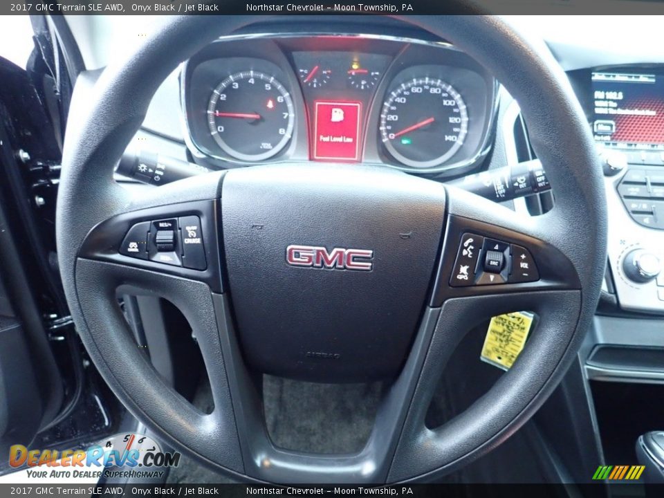 2017 GMC Terrain SLE AWD Onyx Black / Jet Black Photo #25
