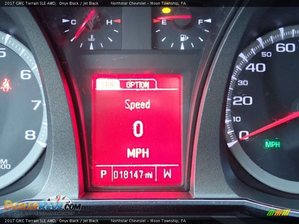 2017 GMC Terrain SLE AWD Onyx Black / Jet Black Photo #29