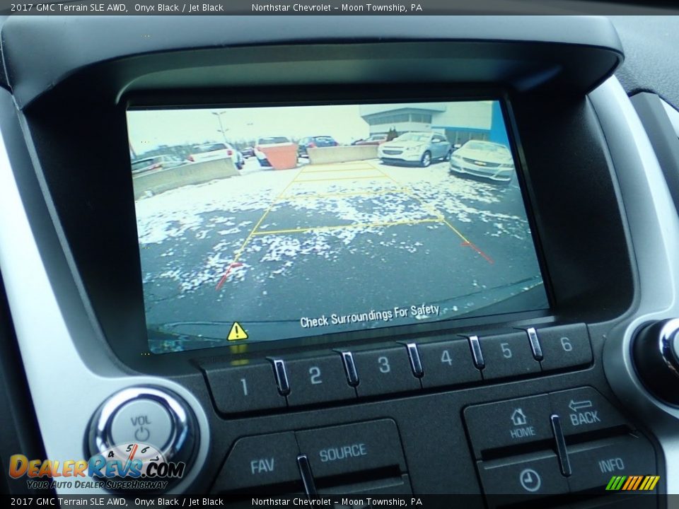 2017 GMC Terrain SLE AWD Onyx Black / Jet Black Photo #30