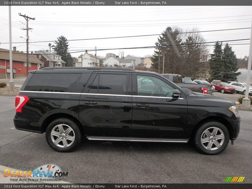 2019 Ford Expedition XLT Max 4x4 Agate Black Metallic / Ebony Photo #4