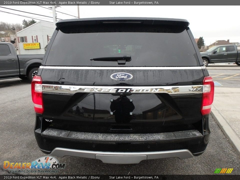 2019 Ford Expedition XLT Max 4x4 Agate Black Metallic / Ebony Photo #6