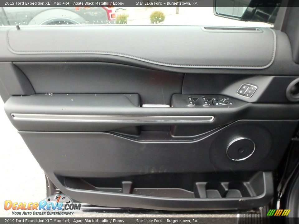 2019 Ford Expedition XLT Max 4x4 Agate Black Metallic / Ebony Photo #14