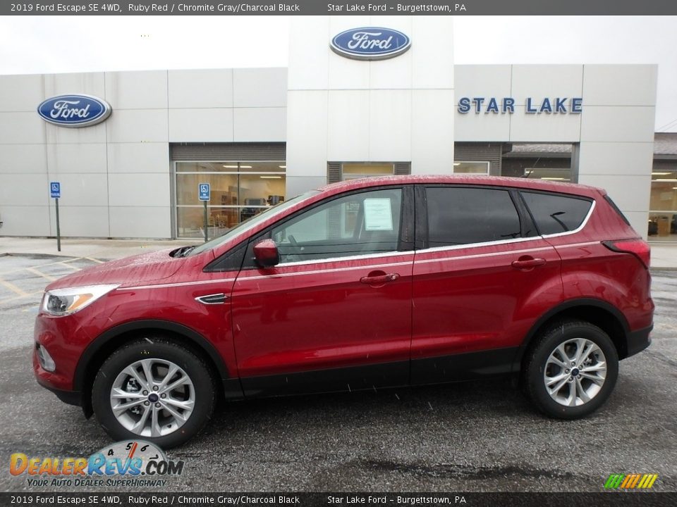 2019 Ford Escape SE 4WD Ruby Red / Chromite Gray/Charcoal Black Photo #1