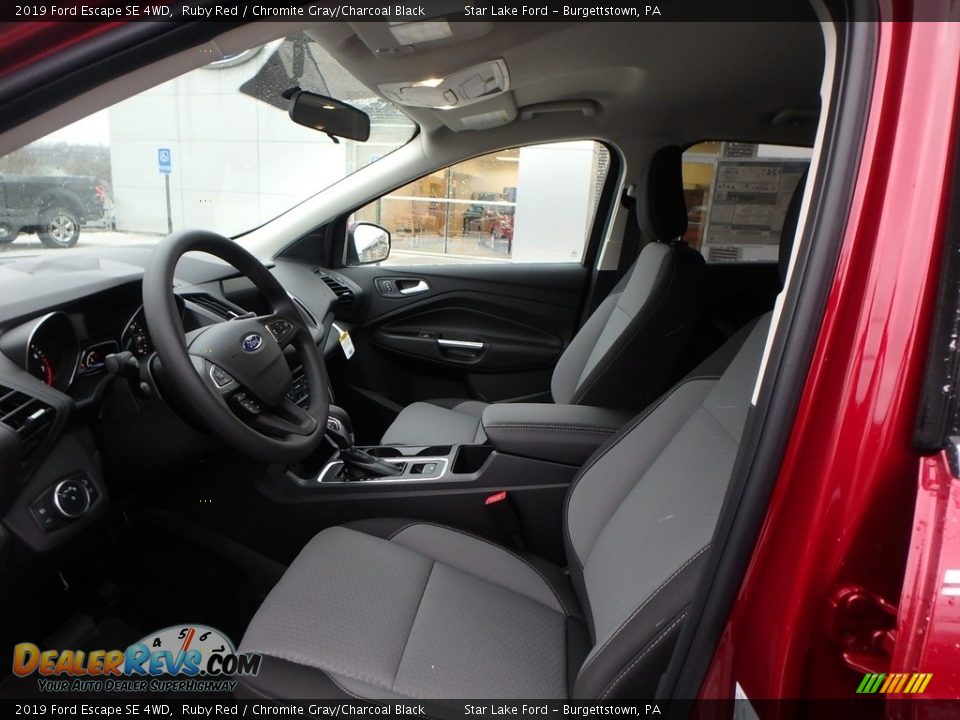 2019 Ford Escape SE 4WD Ruby Red / Chromite Gray/Charcoal Black Photo #10