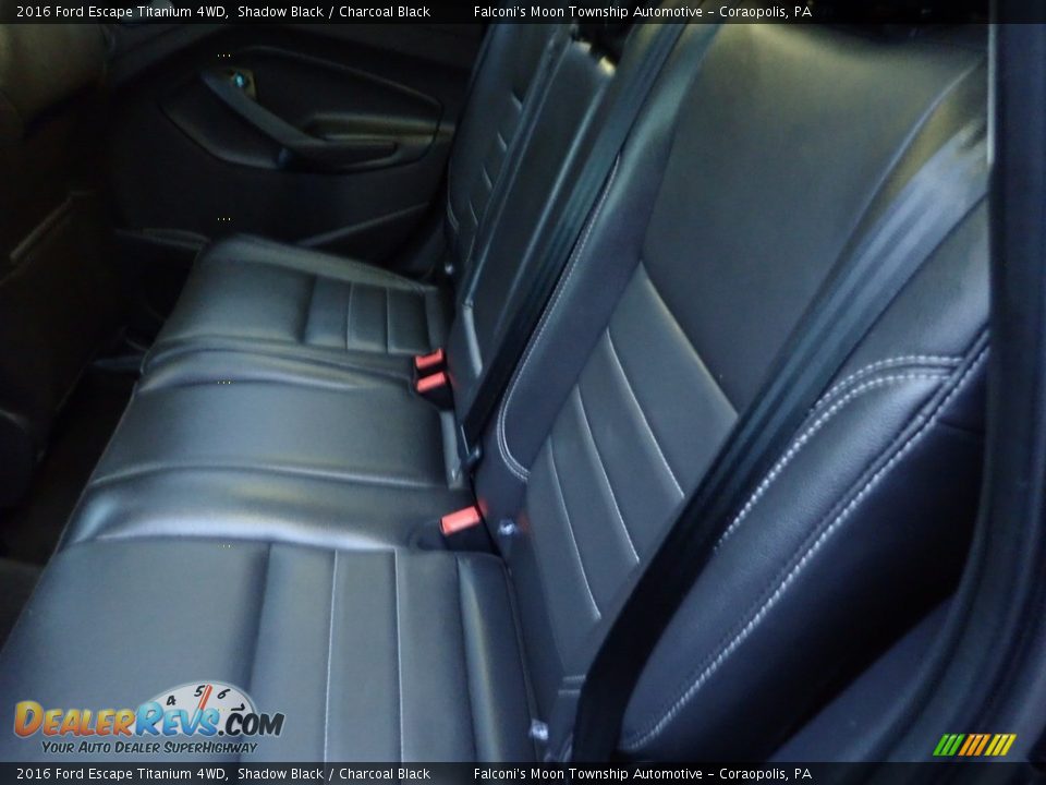 2016 Ford Escape Titanium 4WD Shadow Black / Charcoal Black Photo #16
