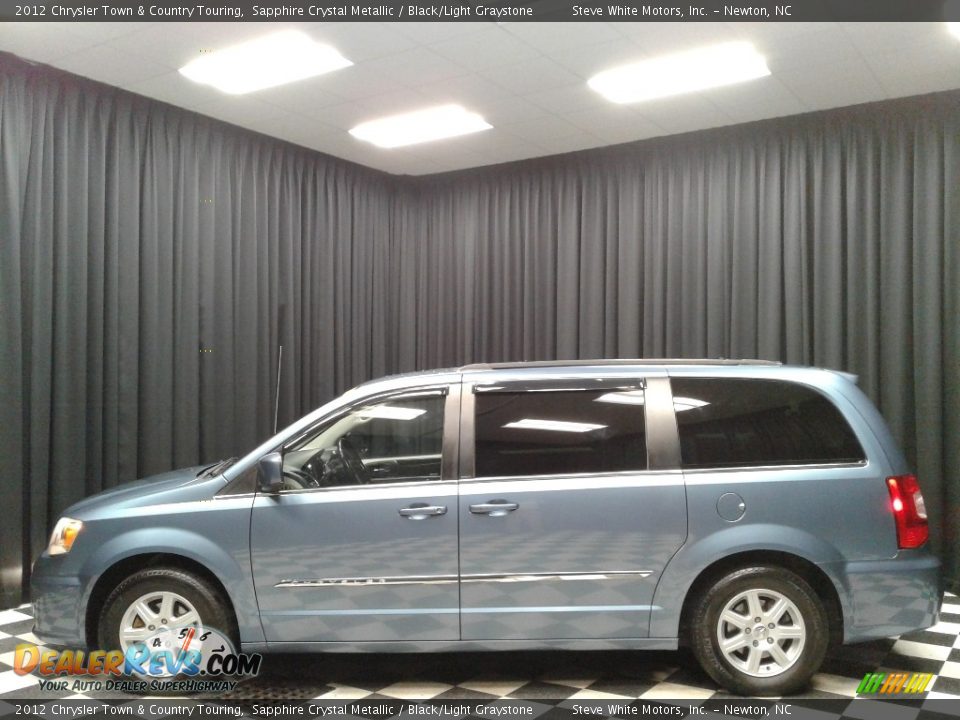 2012 Chrysler Town & Country Touring Sapphire Crystal Metallic / Black/Light Graystone Photo #1