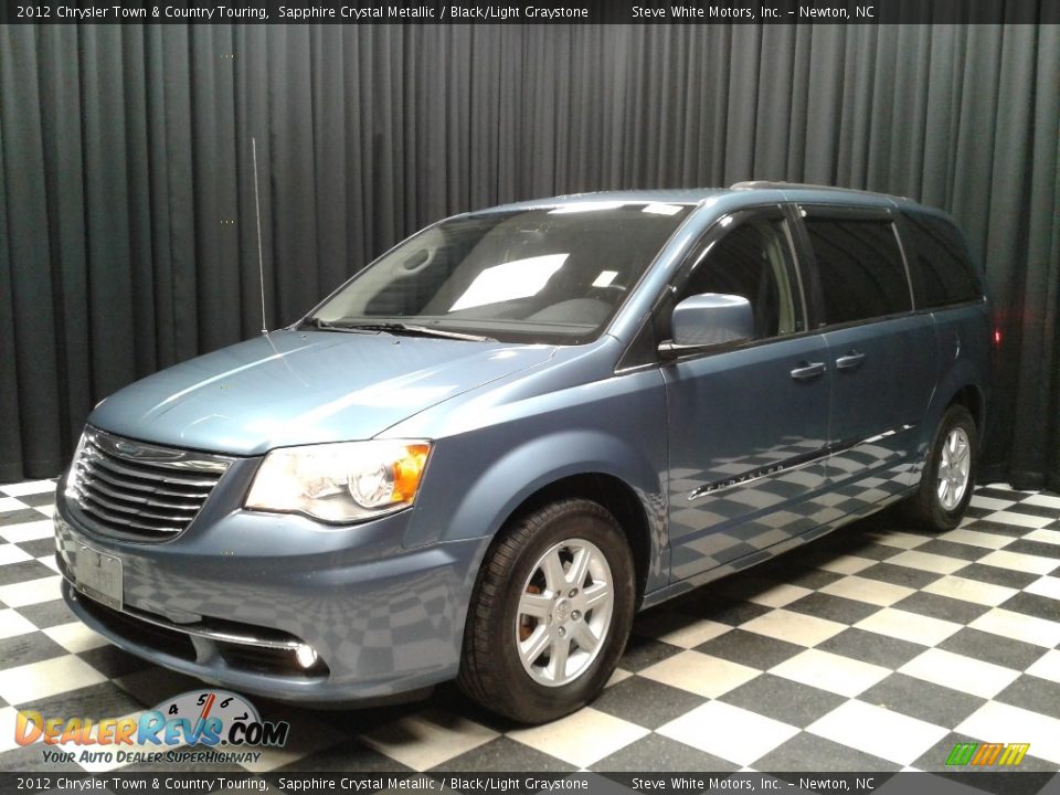 2012 Chrysler Town & Country Touring Sapphire Crystal Metallic / Black/Light Graystone Photo #2