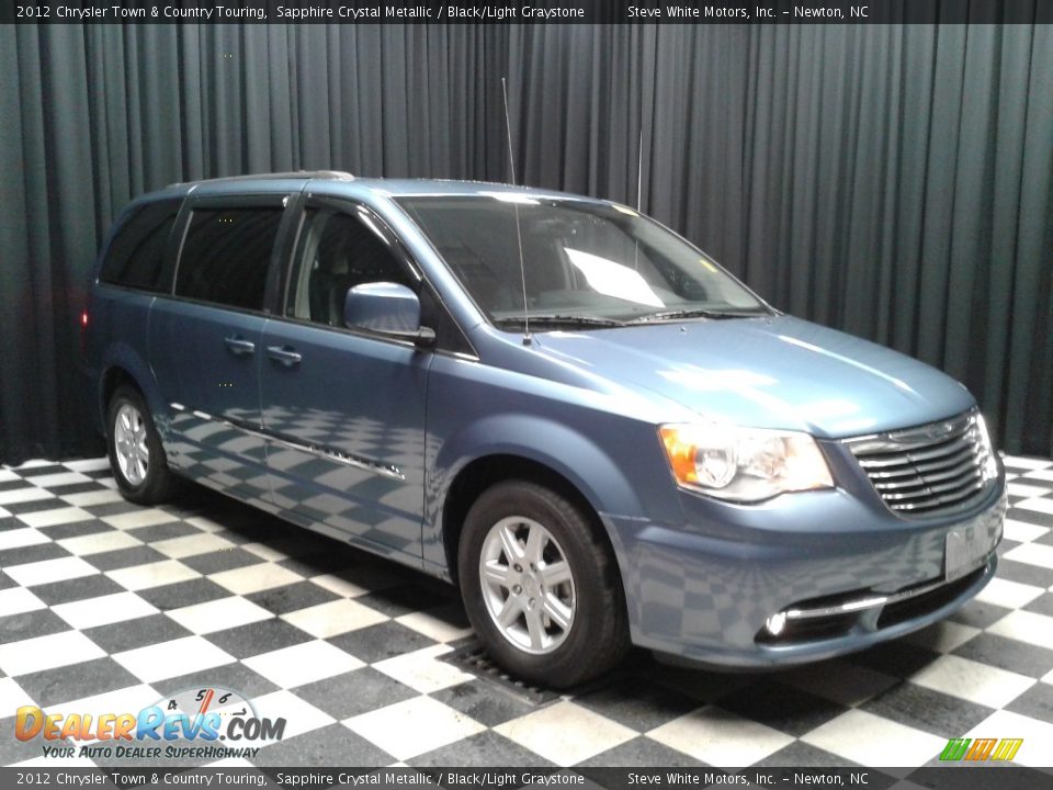 2012 Chrysler Town & Country Touring Sapphire Crystal Metallic / Black/Light Graystone Photo #4