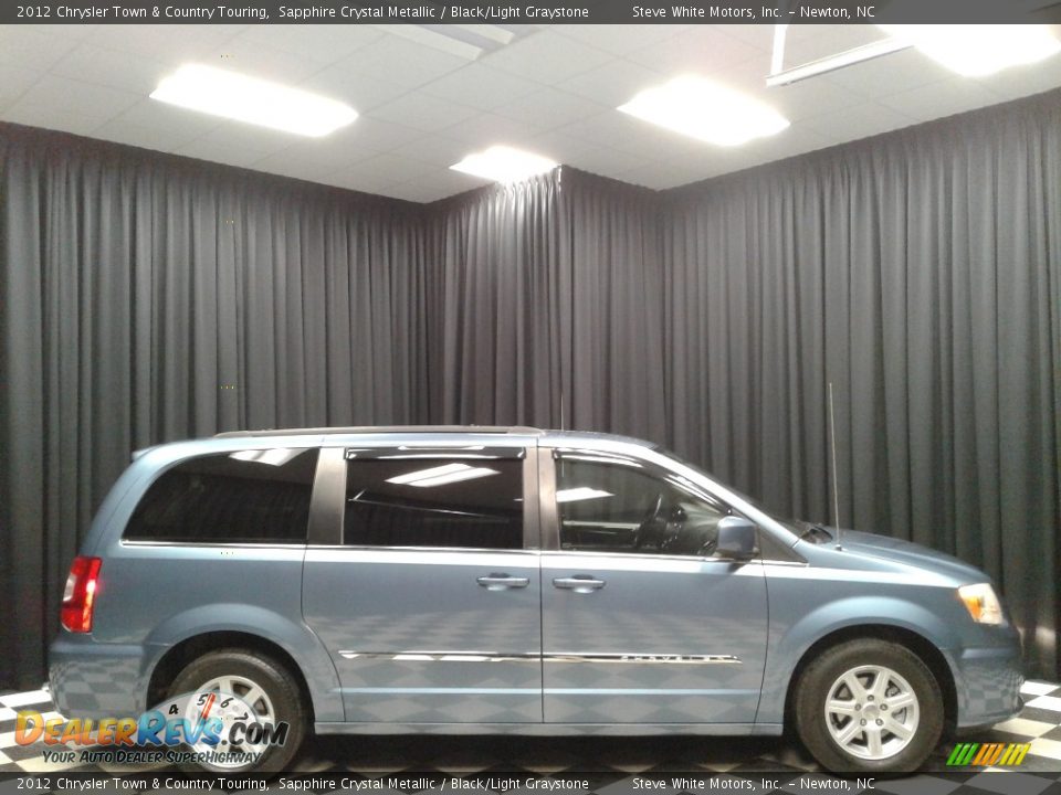2012 Chrysler Town & Country Touring Sapphire Crystal Metallic / Black/Light Graystone Photo #5