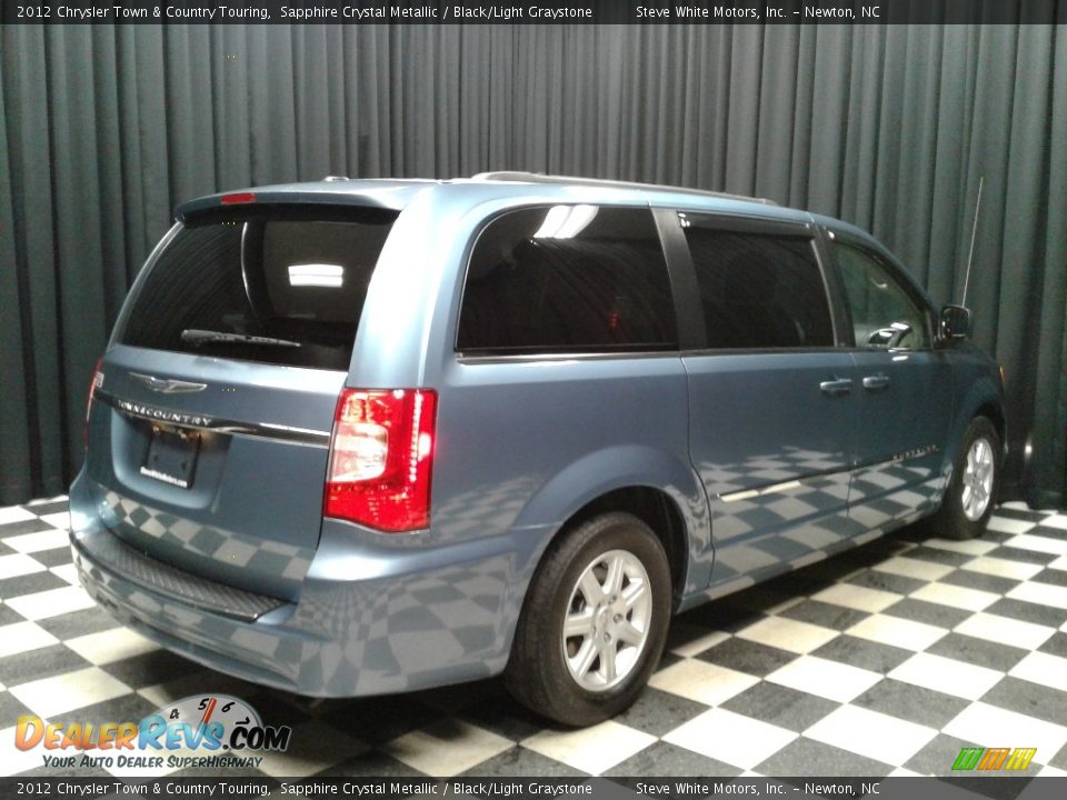 2012 Chrysler Town & Country Touring Sapphire Crystal Metallic / Black/Light Graystone Photo #6