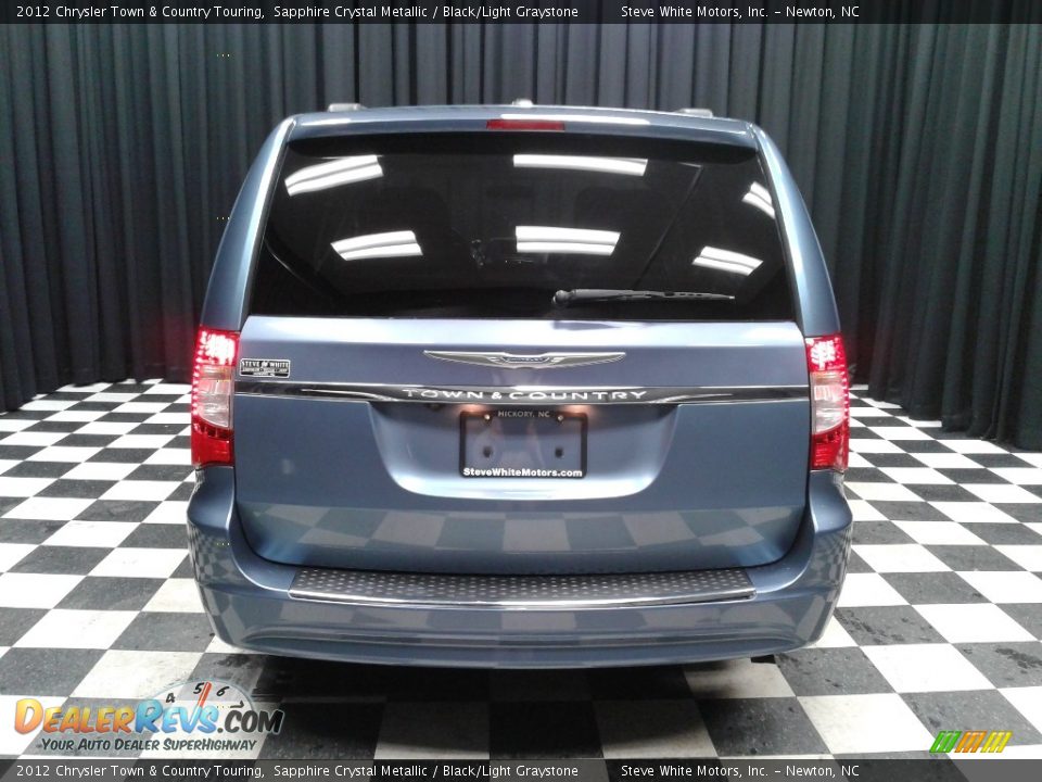 2012 Chrysler Town & Country Touring Sapphire Crystal Metallic / Black/Light Graystone Photo #7