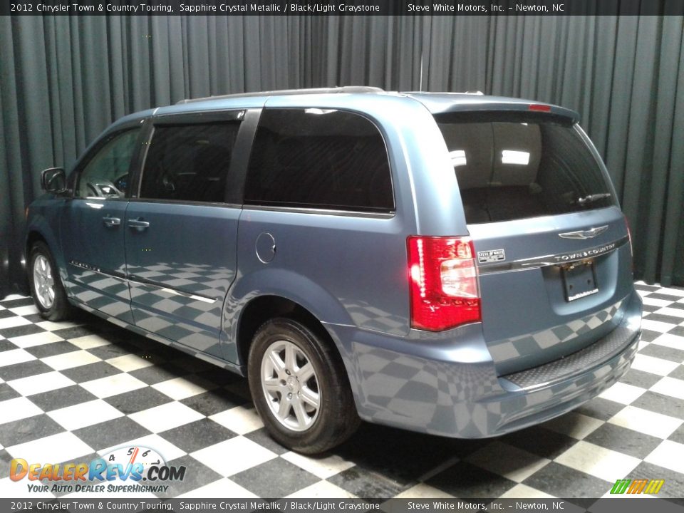 2012 Chrysler Town & Country Touring Sapphire Crystal Metallic / Black/Light Graystone Photo #8
