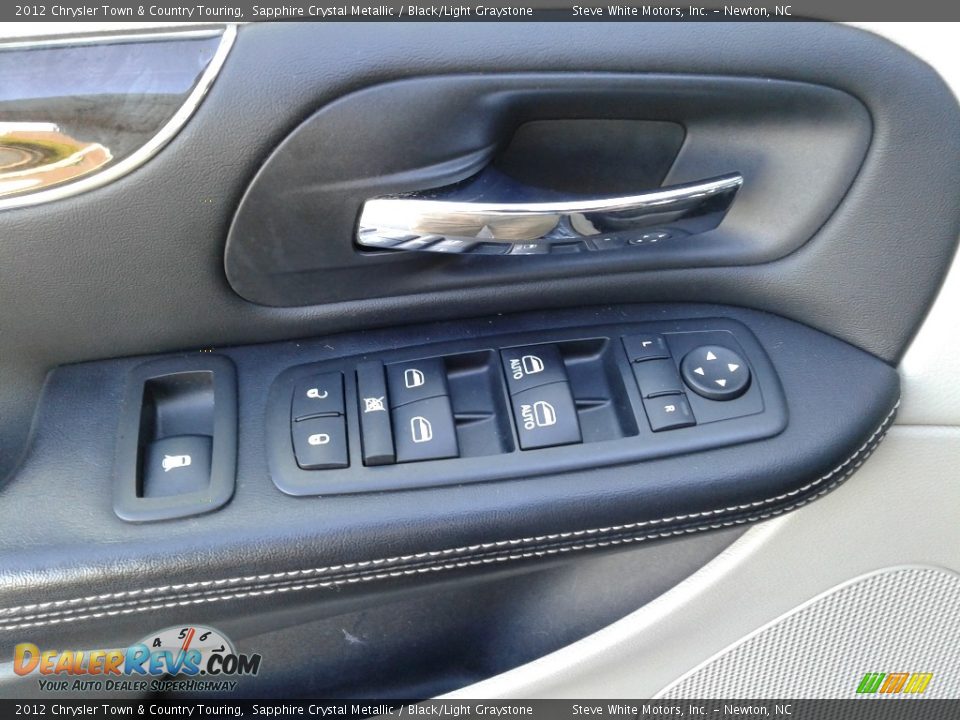 2012 Chrysler Town & Country Touring Sapphire Crystal Metallic / Black/Light Graystone Photo #9