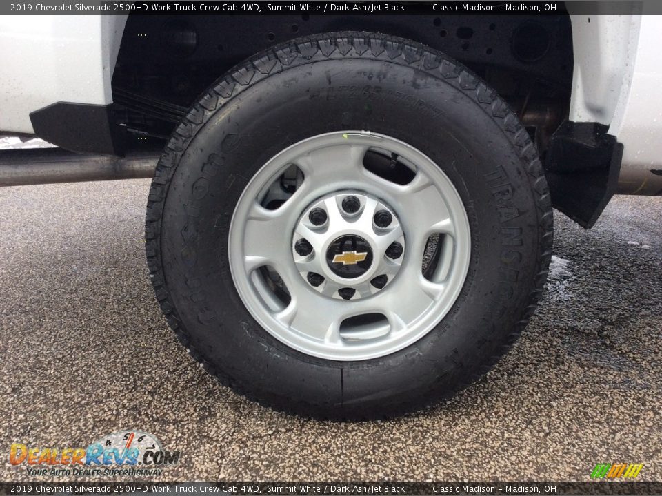 2019 Chevrolet Silverado 2500HD Work Truck Crew Cab 4WD Summit White / Dark Ash/Jet Black Photo #7