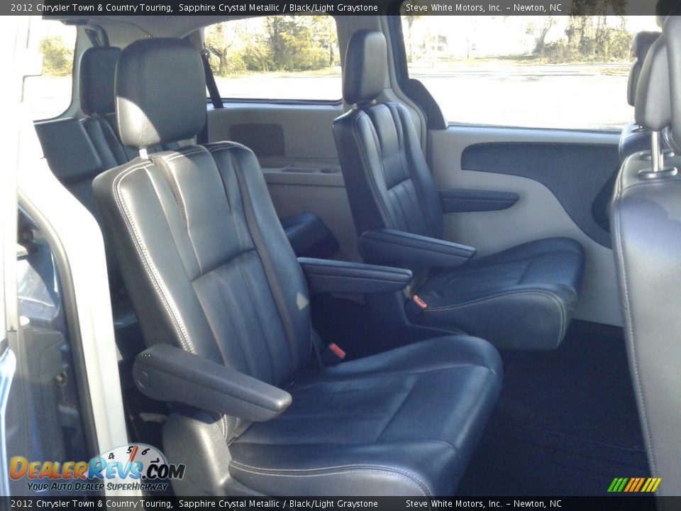 2012 Chrysler Town & Country Touring Sapphire Crystal Metallic / Black/Light Graystone Photo #18
