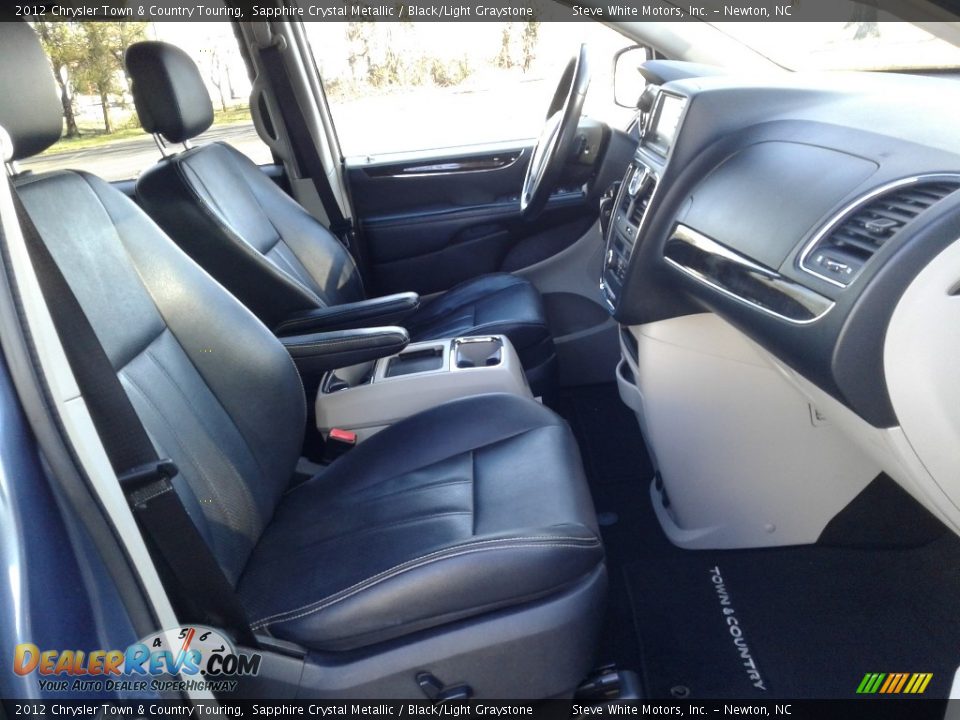 2012 Chrysler Town & Country Touring Sapphire Crystal Metallic / Black/Light Graystone Photo #19