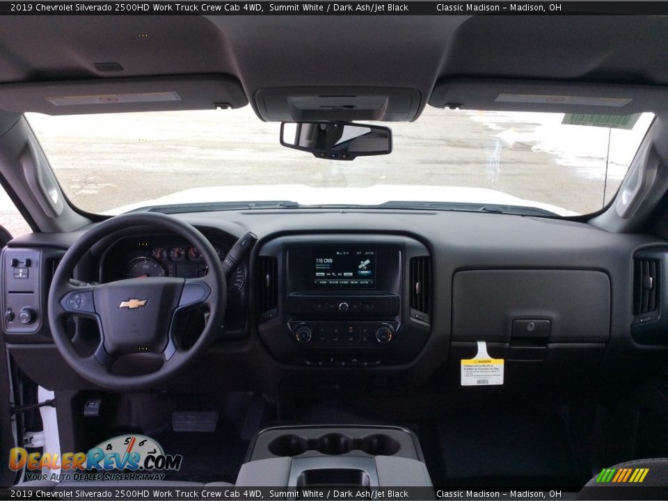 2019 Chevrolet Silverado 2500HD Work Truck Crew Cab 4WD Summit White / Dark Ash/Jet Black Photo #11