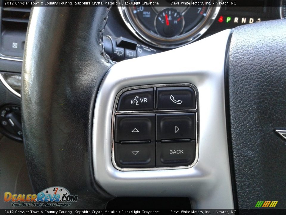 2012 Chrysler Town & Country Touring Sapphire Crystal Metallic / Black/Light Graystone Photo #21