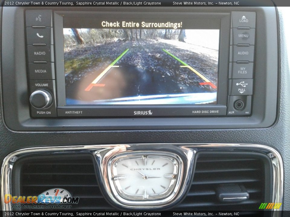 2012 Chrysler Town & Country Touring Sapphire Crystal Metallic / Black/Light Graystone Photo #26