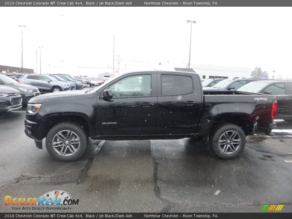 2019 Chevrolet Colorado WT Crew Cab 4x4 Black / Jet Black/Dark Ash Photo #2