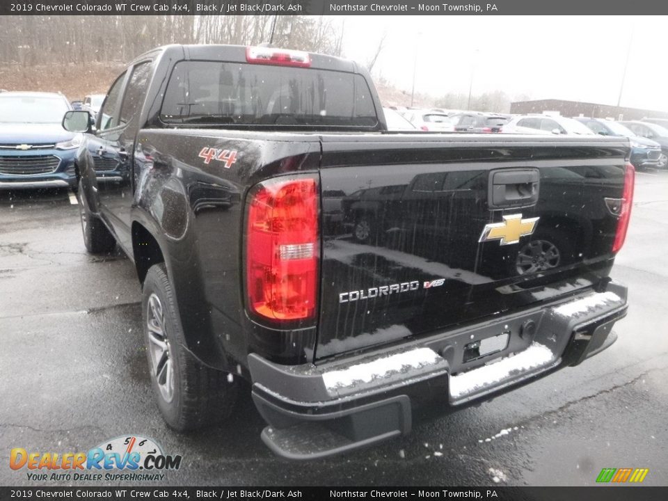 2019 Chevrolet Colorado WT Crew Cab 4x4 Black / Jet Black/Dark Ash Photo #3