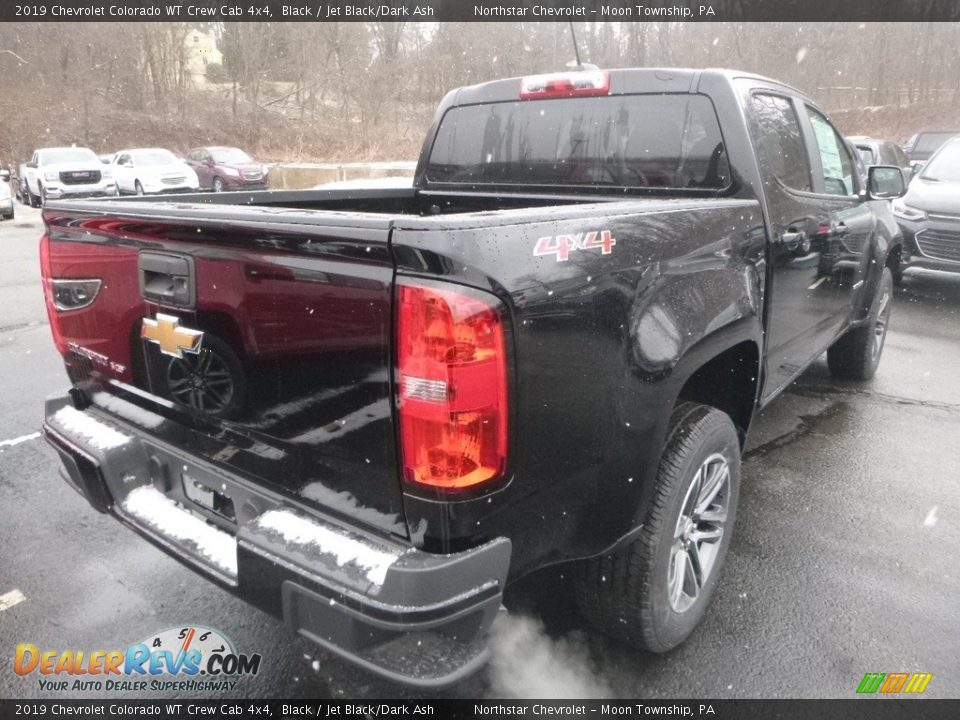 2019 Chevrolet Colorado WT Crew Cab 4x4 Black / Jet Black/Dark Ash Photo #5