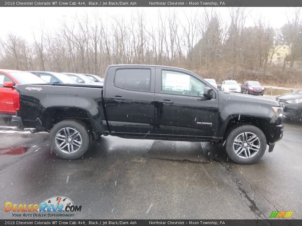 2019 Chevrolet Colorado WT Crew Cab 4x4 Black / Jet Black/Dark Ash Photo #6