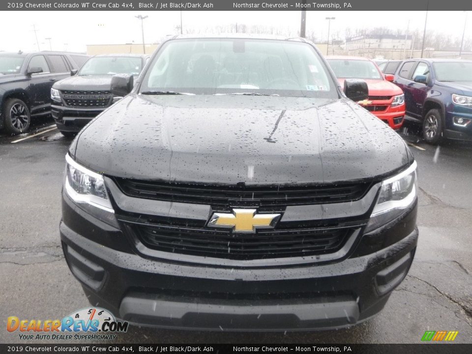 2019 Chevrolet Colorado WT Crew Cab 4x4 Black / Jet Black/Dark Ash Photo #8