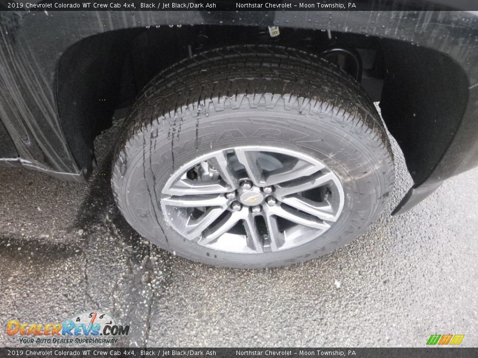 2019 Chevrolet Colorado WT Crew Cab 4x4 Black / Jet Black/Dark Ash Photo #9