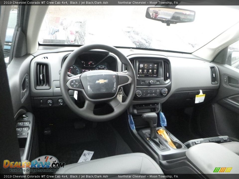2019 Chevrolet Colorado WT Crew Cab 4x4 Black / Jet Black/Dark Ash Photo #13