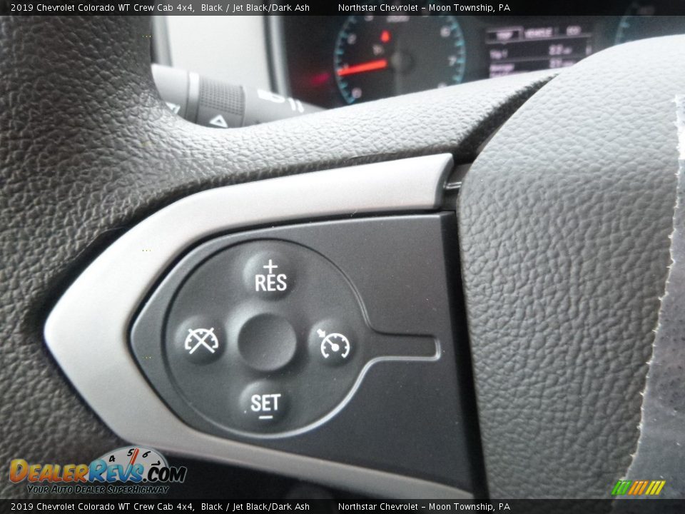 2019 Chevrolet Colorado WT Crew Cab 4x4 Black / Jet Black/Dark Ash Photo #20