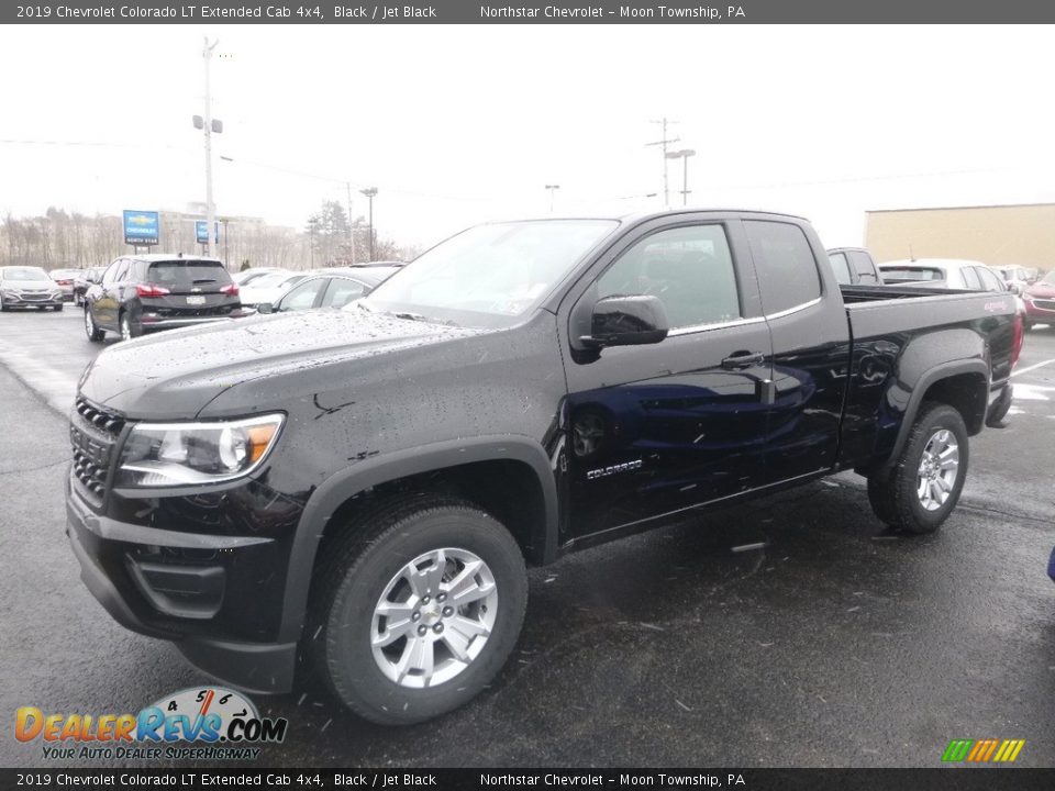 2019 Chevrolet Colorado LT Extended Cab 4x4 Black / Jet Black Photo #1